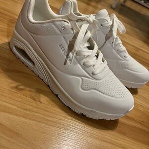 Skechers Women's Classic White Sneakers